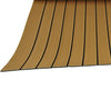 SeaDek Embossed Large Sheet- Faux Teak Mocha (39" x 77") - Boat Carpet Outlet